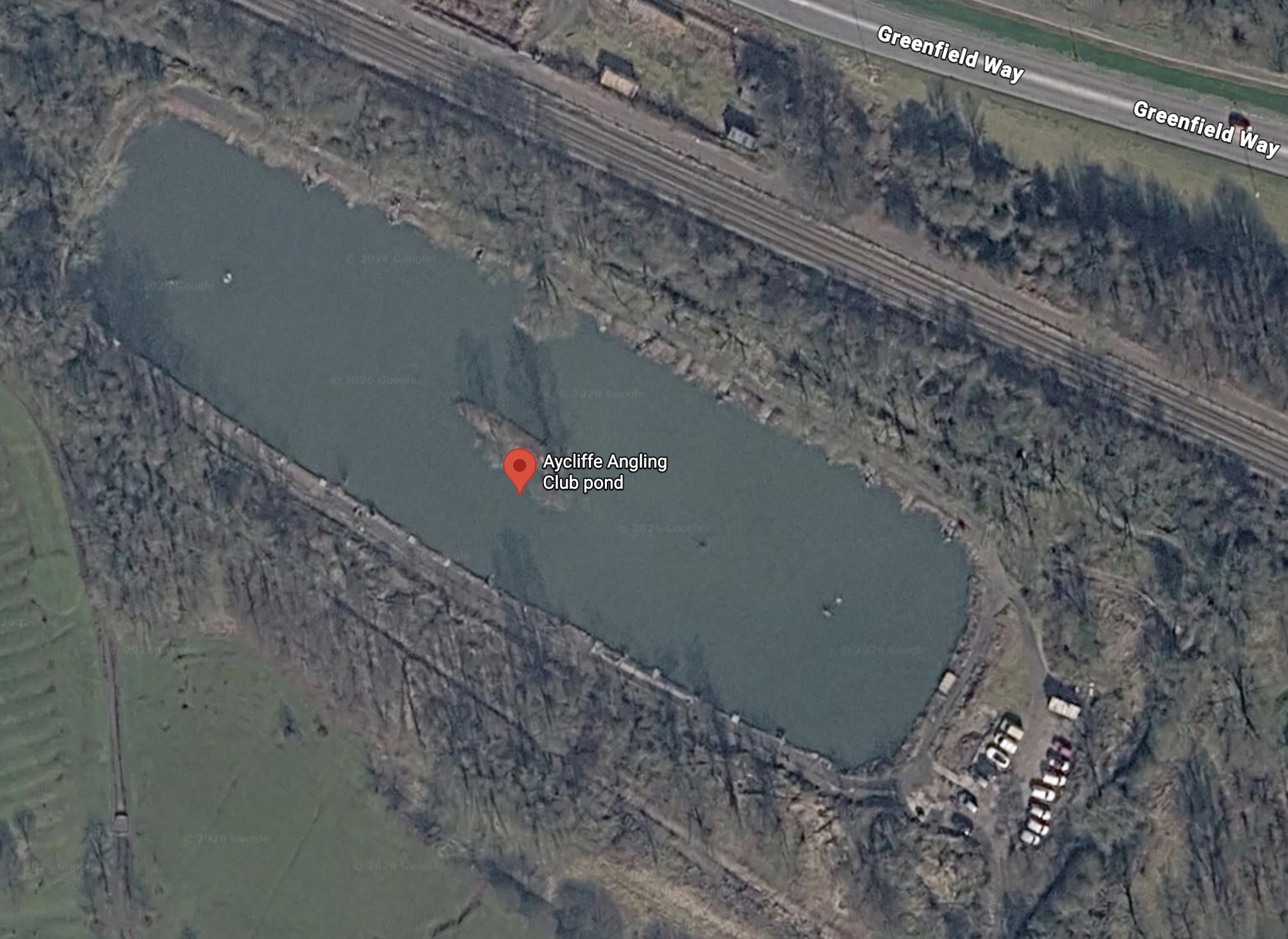 Aycliffe Pond pond map
