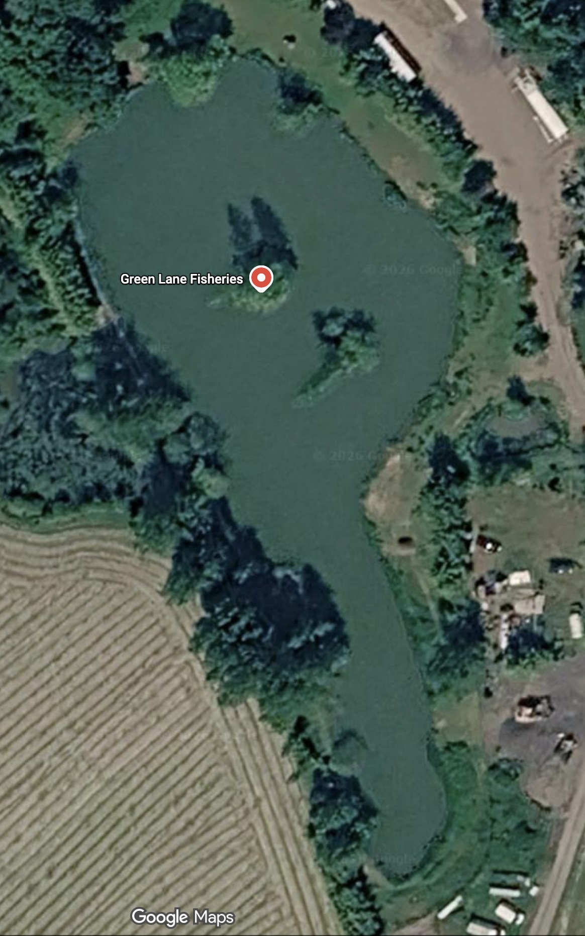 Main Lake pond map