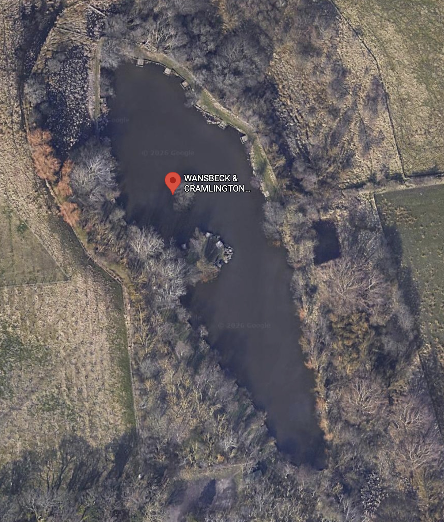 Brenkley Pond pond map