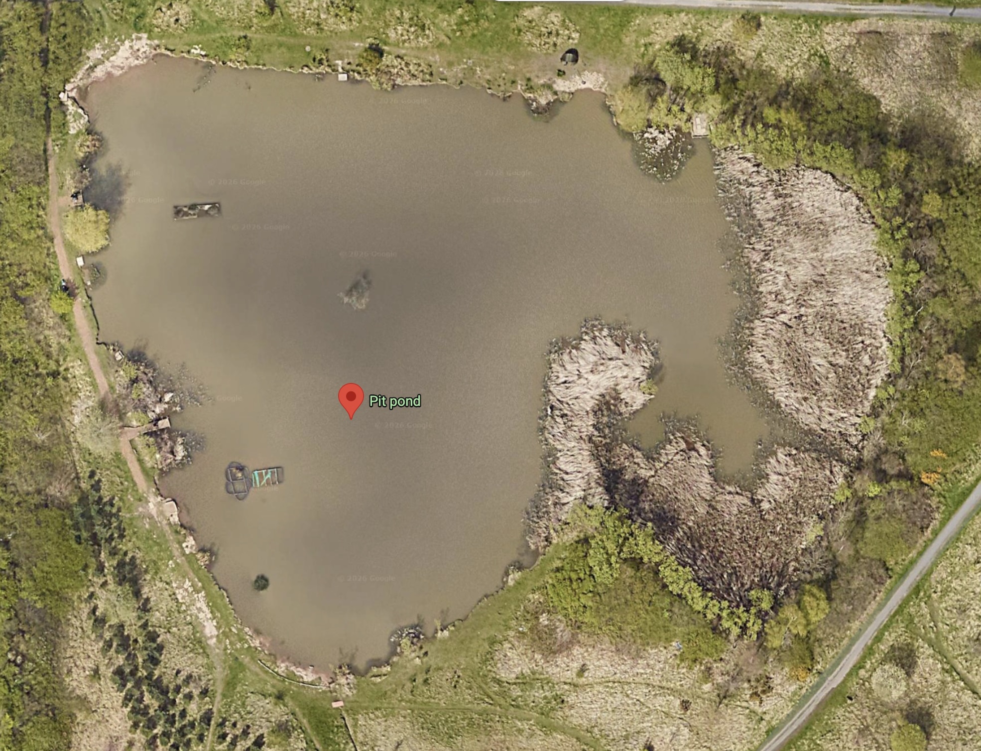 Burradon Pond pond map