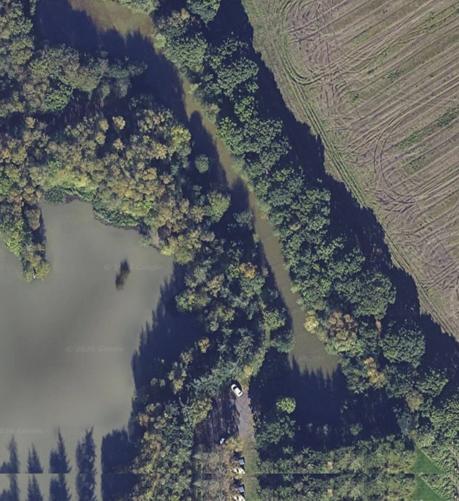 Canal pond map